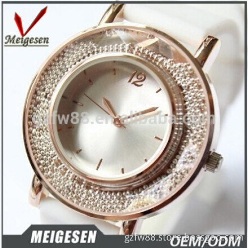 ladies watches white color silicone band watch